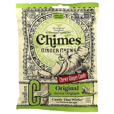 Имбирные жевательные конфеты, классические, 5 oz (141.8 g)