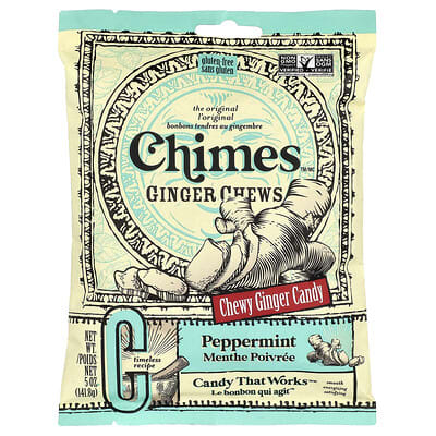Желейные конфеты с имбирем и мятой, 5 oz (141.8 g)