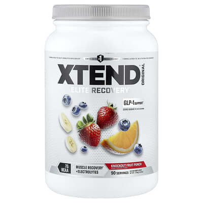 Elite Recovery, Knockout Fruit Punch, 2.64 lb (1.197 kg)