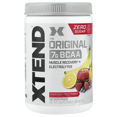 7G BCAA, Knockout Fruit Punch, 13.8 oz (390 g)