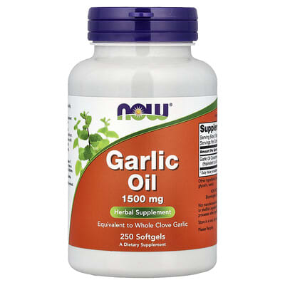 Garlic Oil, 250 Softgels (3 mg per Softgel)
