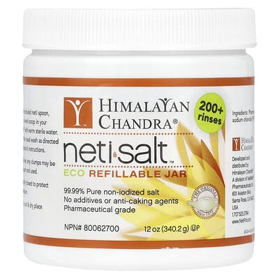 Соль Neti Salt™, экологичная упаковка, 12 oz (340.2 g)