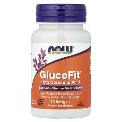 GlucoFit®, 60 мягких капсул (1.33 mg на капсулу)
