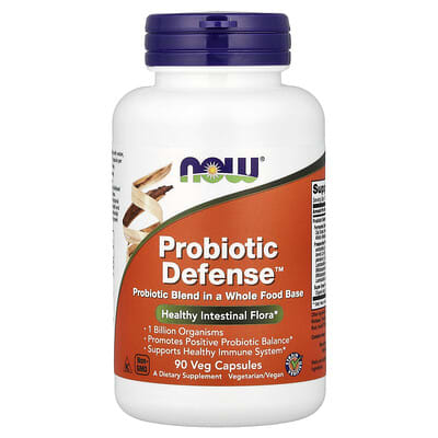 NOW Foods Probiotic Defense™, 90 веганских капсул