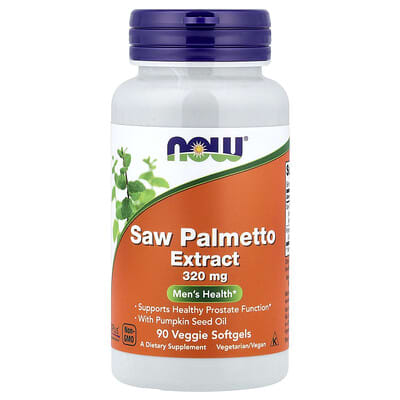 Экстракт Saw Palmetto, 90 вегетарианских мягких капсул