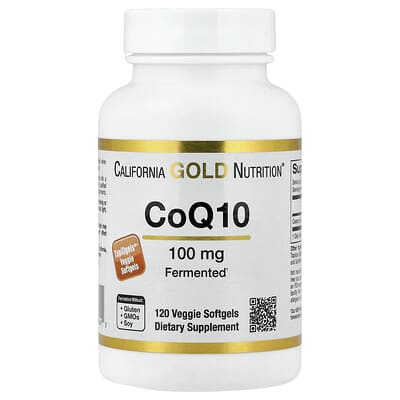 CoQ10, 100 mg, 120 вегетарианских мягких капсул