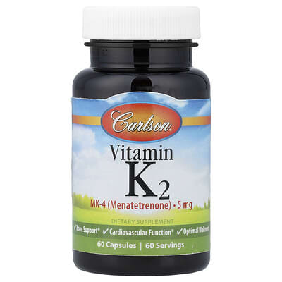 Vitamin K2, 5 mg, 60 Capsules