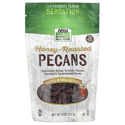 Медрезанные пекан Real Food, 8 oz (227 g)