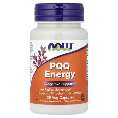 PQQ Energy, 30 вегетарианских капсул