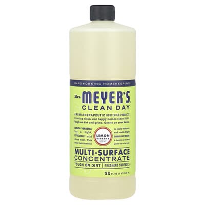 Концентрат для чистки поверхностей, лимонная вербена, 32 fl oz (946 ml)