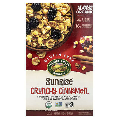 Organic Sunrise® Cereal, Crunchy Cinnamon, 10.6 oz (300 g)