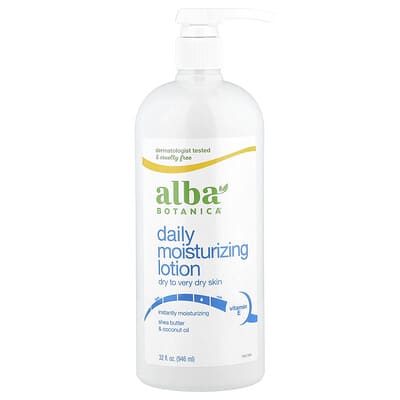 Daily Moisturizing Lotion, Normal to Dry Skin, Coconut, 32 fl oz (946 ml)