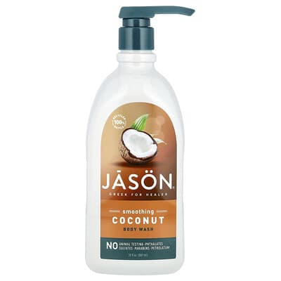 Смягчающий гель для душа, кокос, 30 fl oz (887 ml)
