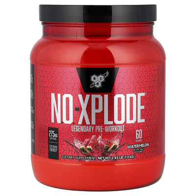 Предтренировочный комплекс N.O.-XPLODE®, Watermelon, 2.45 lbs (1.11 kg)