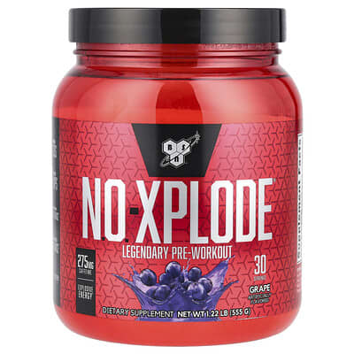 BSN N.O.-XPLODE® Legendary Pre-Workout Grape, 1.22 lbs (555 g)