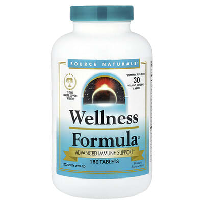 Wellness Formula®, комплекс для поддержки иммунитета, 180 таблеток