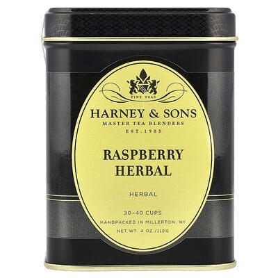 Травяной чай, Raspberry Herbal, без кофеина, 4 oz (112 g)