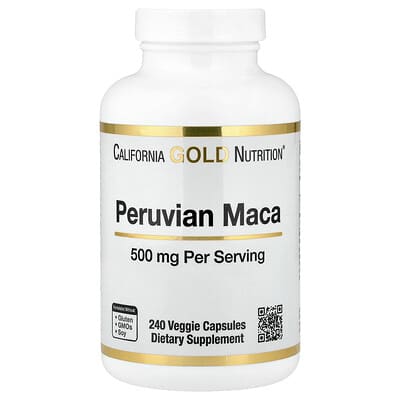 Peruvian Maca, 500 mg, 240 Veggie Capsules