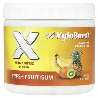 Жевательная резинка Xylitol Fresh Fruit 100 шт 5.29 oz