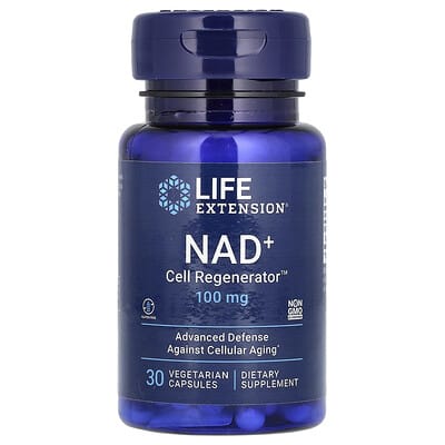 NAD+ Cell Regenerator™, 100 mg, 30 вегетарианских капсул
