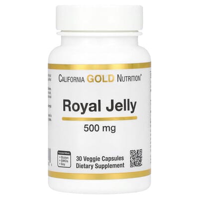 Маточное молочко, 500 mg, 30 вегетарианских капсул