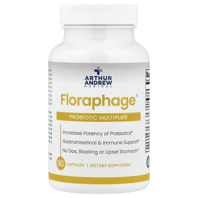 Floraphage®, пробиотический мультипликатор, 1,000,000 PFUs, 90 капсул