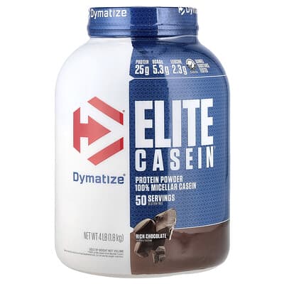 Elite Casein®, шоколад, 4 lb (1.8 kg)