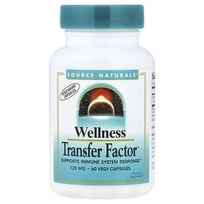 Wellness Transfer Factor™, 125 mg, 60 вегетарианских капсул