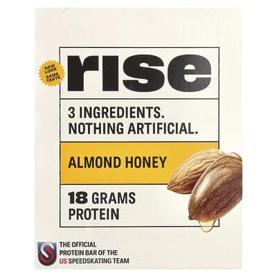 Протеиновый батончик Rise Bar, миндаль-мед