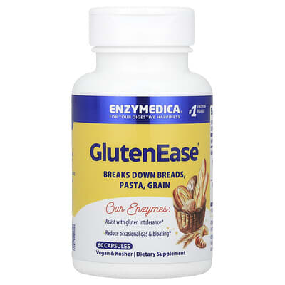 GlutenEase®, 60 капсул