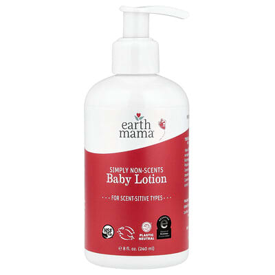 Детский лосьон Earth Mama Simply Non-Scents, 8 fl oz (240 ml)