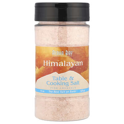 Гималайская соль для стола и приготовления пищи, мелкие кристаллы, 15 oz (425 g)