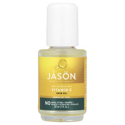 Jason Natural масло для кожи с витамином E, 14,000 IU, 1 fl oz (30 ml)