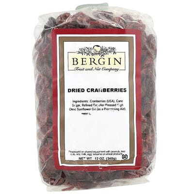 Dried Cranberries, 12 oz (340 g)
