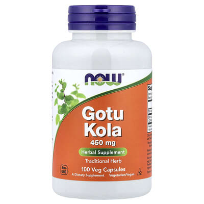 Gotu Kola, 450 mg, 100 вегетарианских капсул