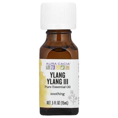 Pure Essential Oil, Ylang Ylang III, 0.5 fl oz (15 ml)