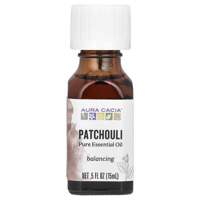 Чистое эфирное масло, пачули, 0.5 fl oz (15 ml)