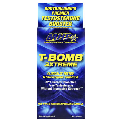 MHP T-Bomb® 3Xtreme, 168 капсул
