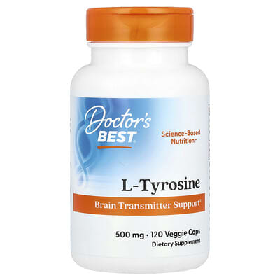 L-Tyrosine, 500 mg, 120 вегетарианских капсул