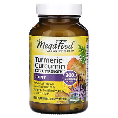 Turmeric Curcumin, для суставов, 60 таблеток