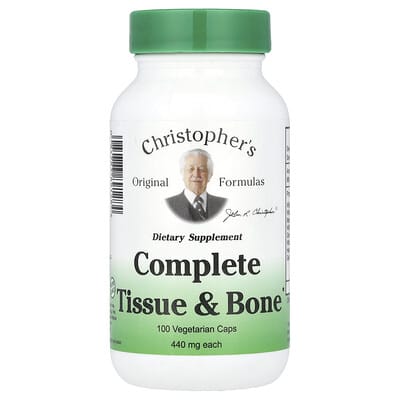 Complete Tissue & Bone, 440 mg, 100 вегетарианских капсул