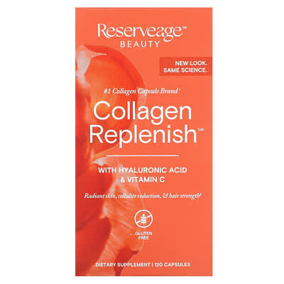 Коллаген Reserveage Beauty Collagen Replenish™, 120 Capsules