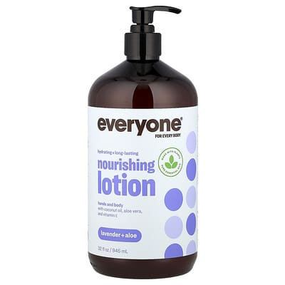 Увлажняющий лосьон, Лаванда + Алоэ, 32 fl oz (946 ml)