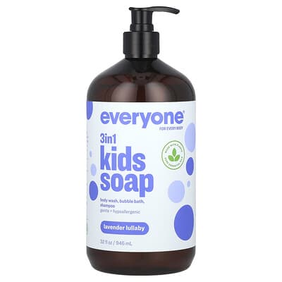 3 in 1 Детский Soap, Lavender Lullaby, 32 fl oz (946 ml)