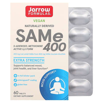 SAMe 400, 400 mg, 60 таблеток