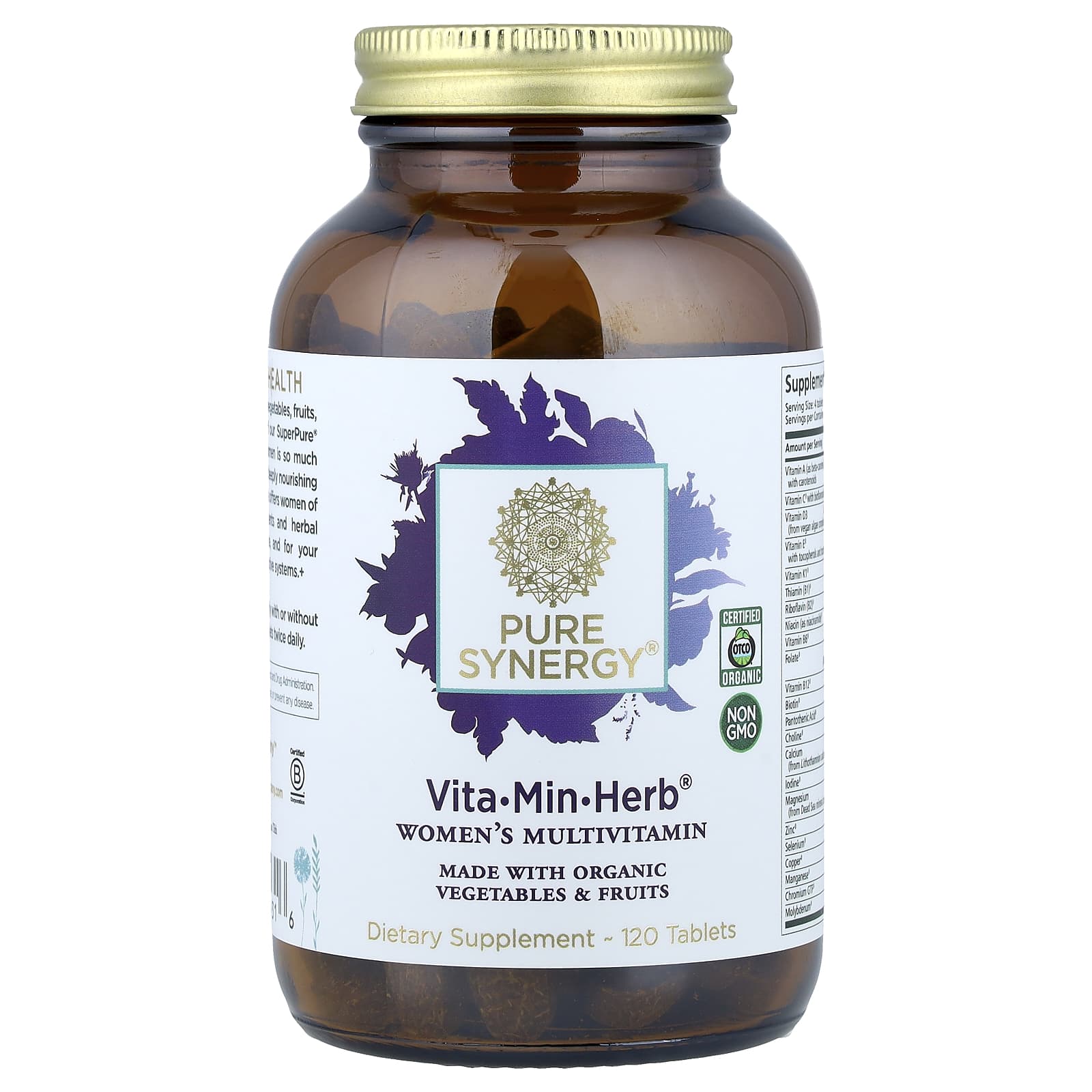 Vita-Min-Herb®, женские мультивитамины, 120 таблеток