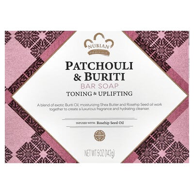 Bar Soap, Patchouli & Buriti, 5 oz (142 g)