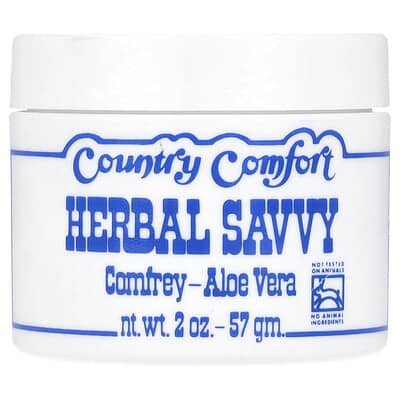 Herbal Savvy, Comfrey-Aloe Vera, 2 oz (57 g) средство от боли