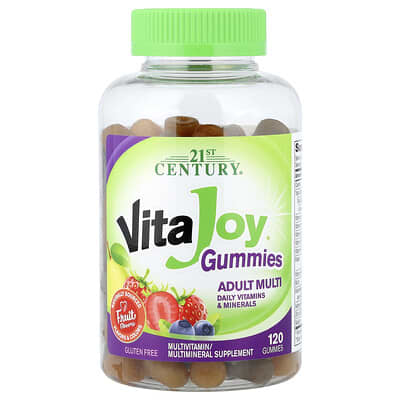 VitaJoy® Adult Multi Gummies, фруктовый вкус, 120 жевательных конфет