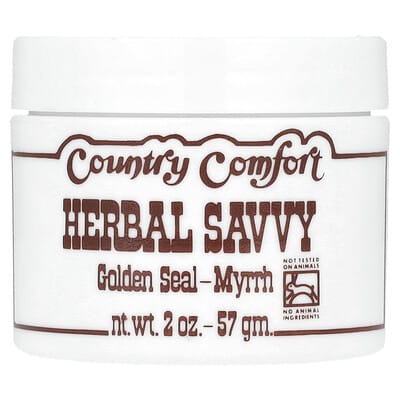 Травяное средство Country Comfort Herbal Savvy, Golden Seal-Myrrh, 57 g